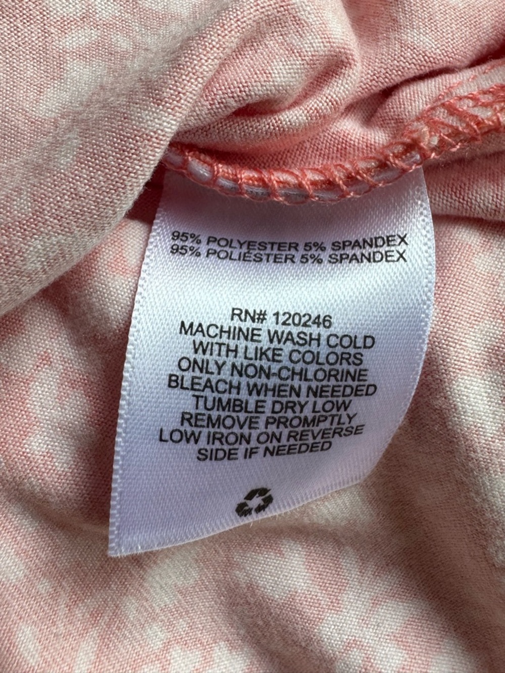 Wallflower Floral Slip Dress in Coral Pink soft stretchy XL NWOT - Picture 9 of 9